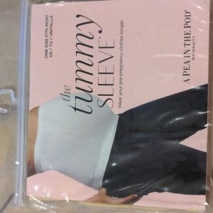 Two Maternity Tummy Sleeve (blk and nude)